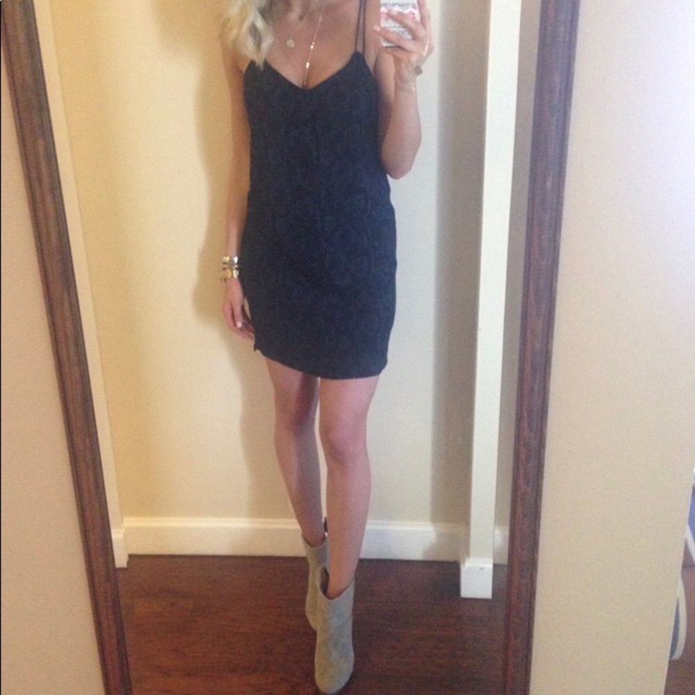 Bella Luxx Snakeskin Print Mini Dress